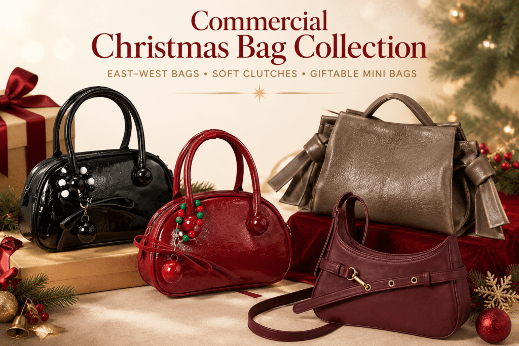 Christmas bag trends and production timeline for retail buyers