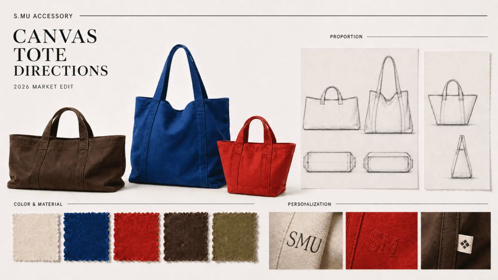 Canvas tote bag trends 2026 for retail buyer collection planning